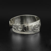 Eagle and Raven - Silver Bracelet