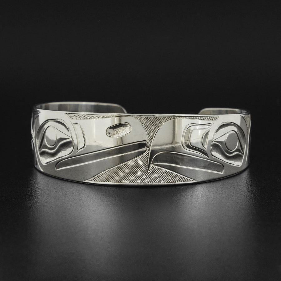 Raven and Eagle - Silver Bracelet