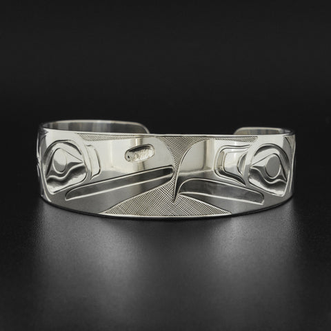 Raven and Eagle - Silver Bracelet