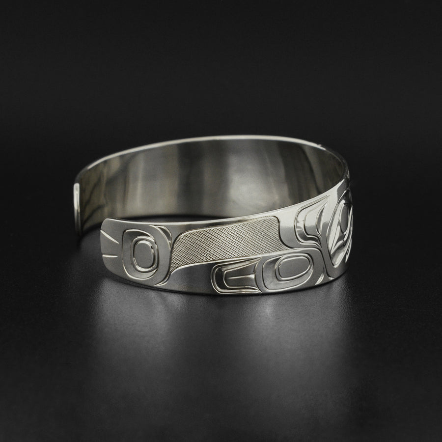 Raven and Eagle - Silver Bracelet