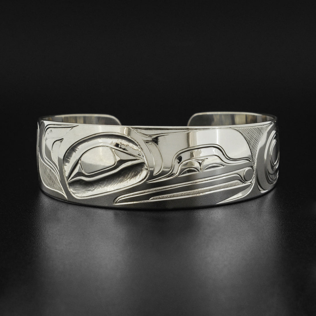 Raven and Light - Silver Bracelet