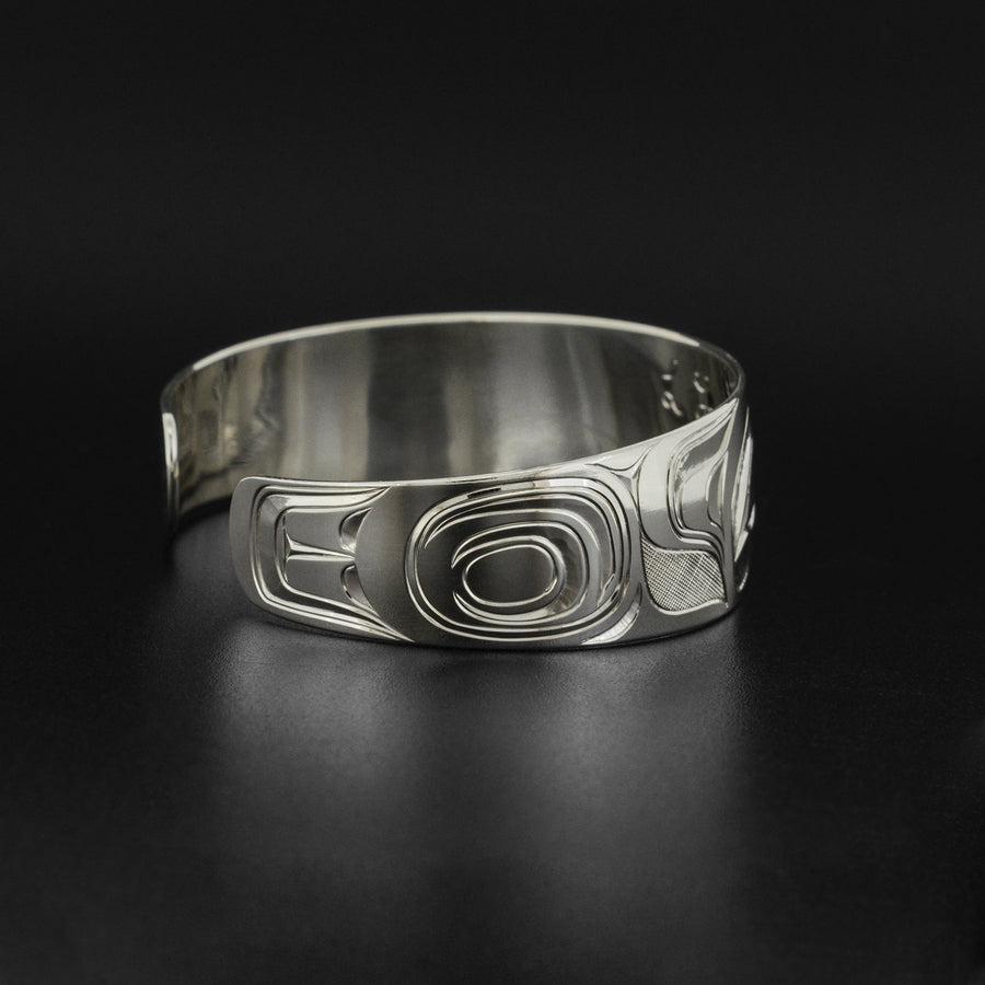 Raven and Light - Silver Bracelet