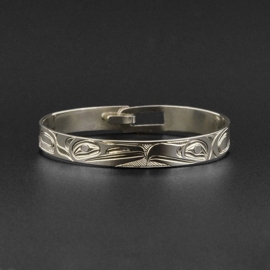 Raven and Eagle - Silver Baby Bracelet