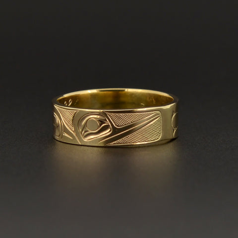 Hummingbird - 14k Gold Ring