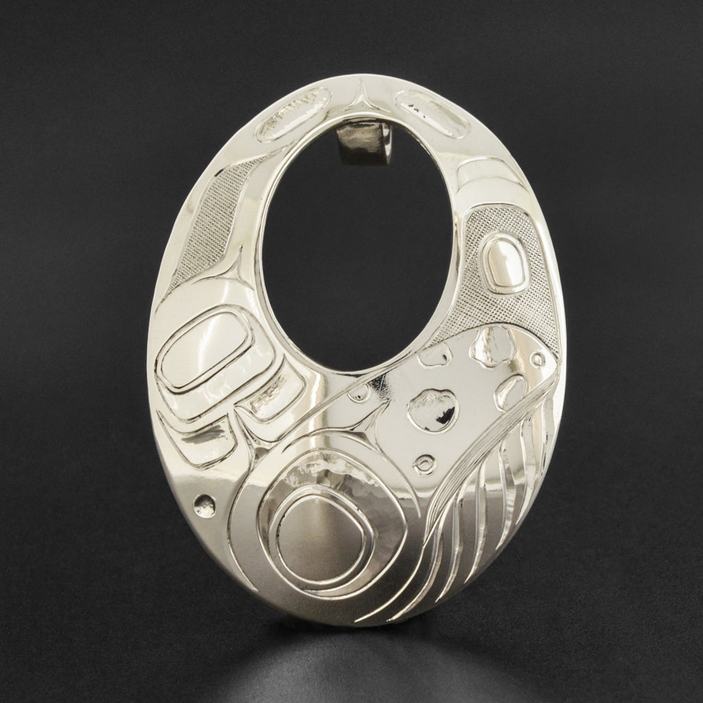 Humpback Whale - Silver Pendant