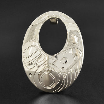 Humpback Whale - Silver Pendant