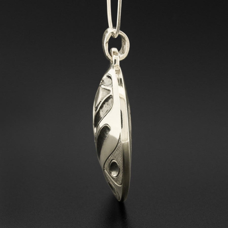 Raven - Silver Pendant