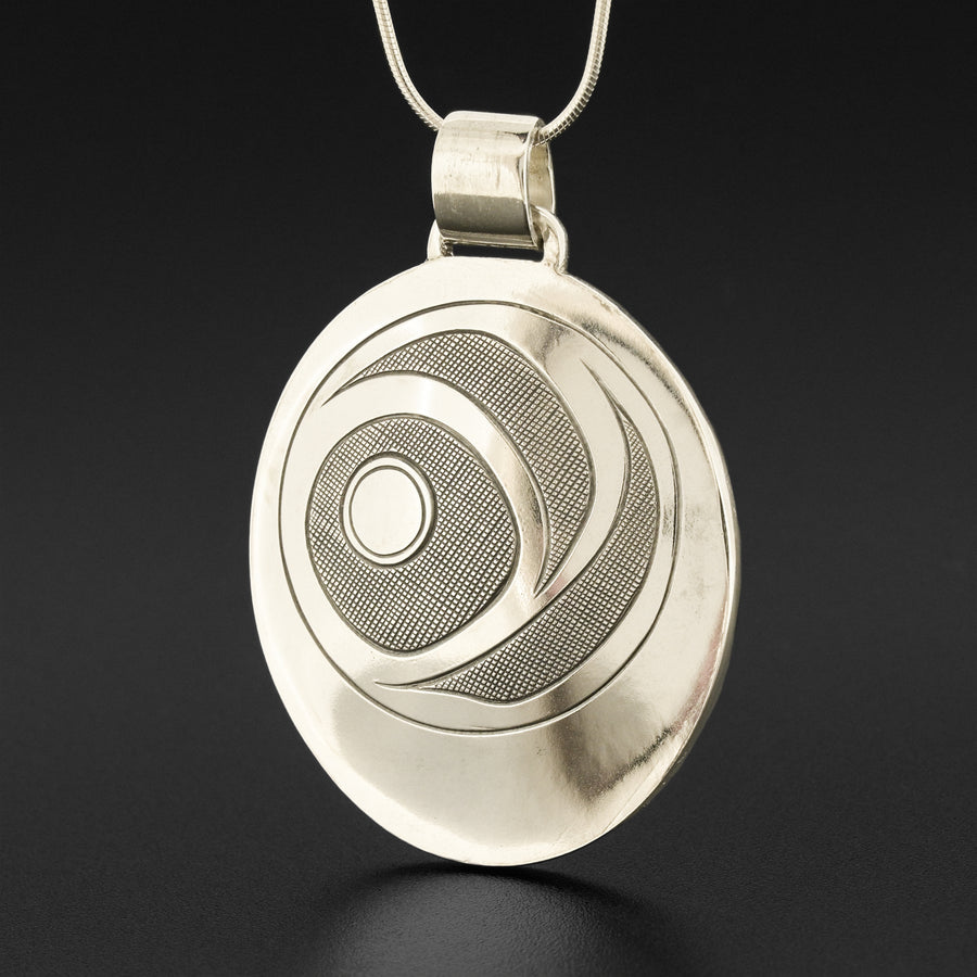 Raven - Silver Pendant