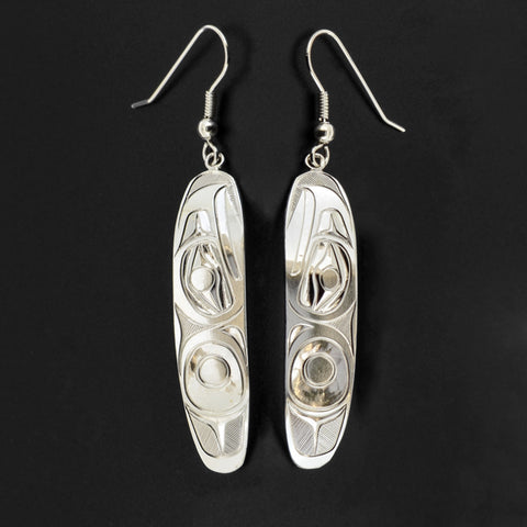 Eagle Feathers - Silver Earrings