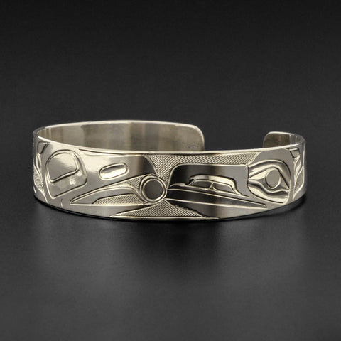 Raven and Eagle - Silver Bracelet