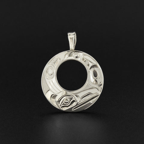 Raven - Silver Pendant