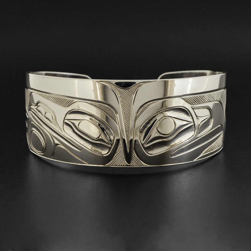 Raven and Eagle - Silver Bracelet