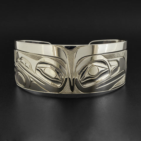 Raven and Eagle - Silver Bracelet
