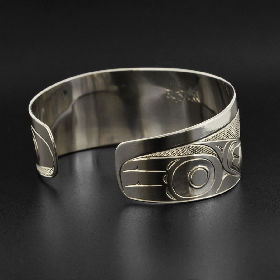 Raven and Eagle - Silver Bracelet