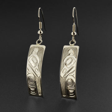 Raven - Silver Earrings