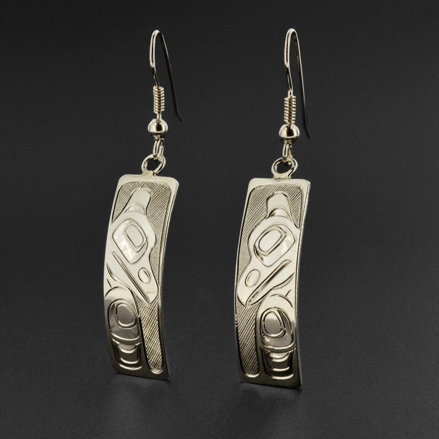 Raven - Silver Earrings