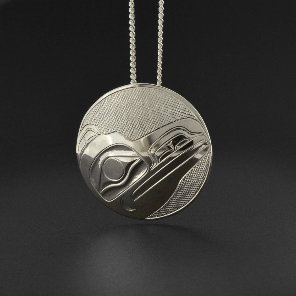 Raven - Silver Pendant