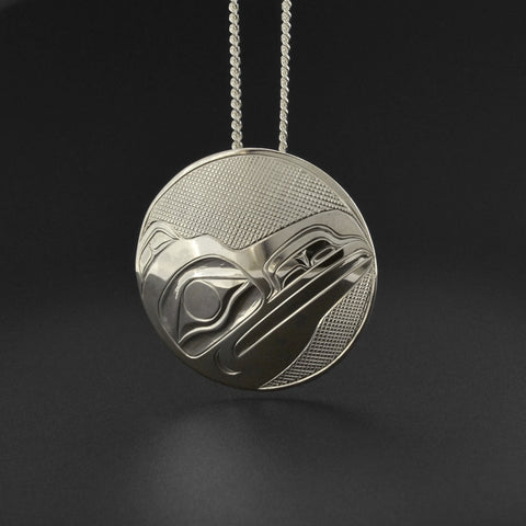 Raven - Silver Pendant