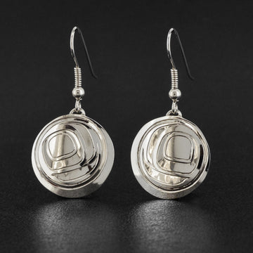 Salmon Trouthead - Silver Earrings