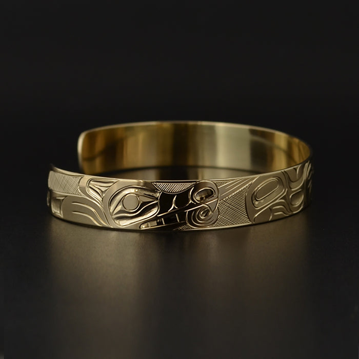 Wolf Family - 14k Gold Bracelet