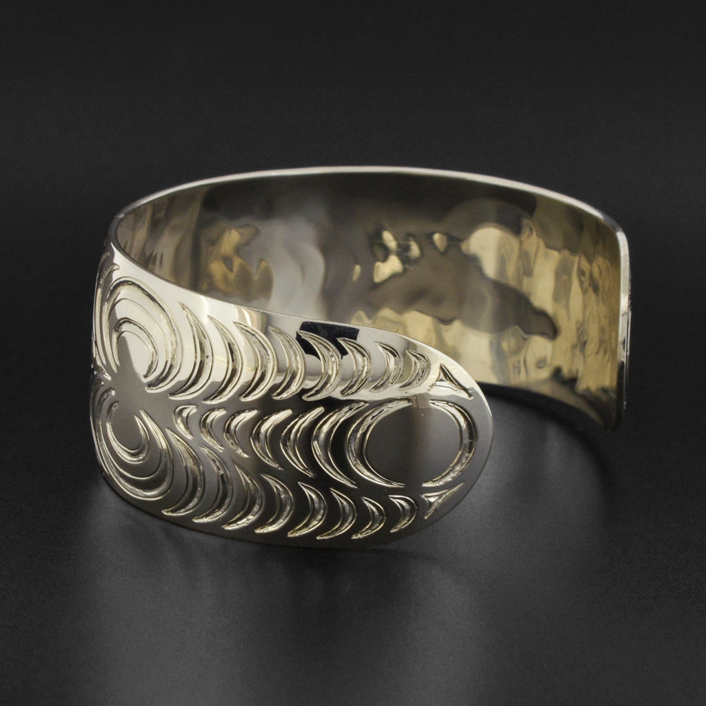 Goat Horn - Silver Bracelet