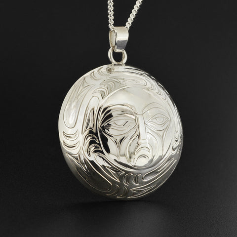 Moon - Silver Pendant