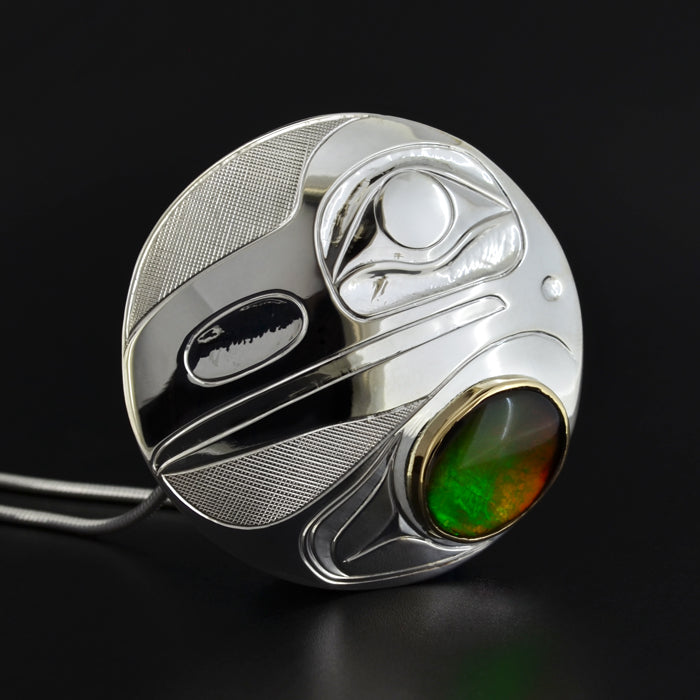 Raven - Silver Pendant