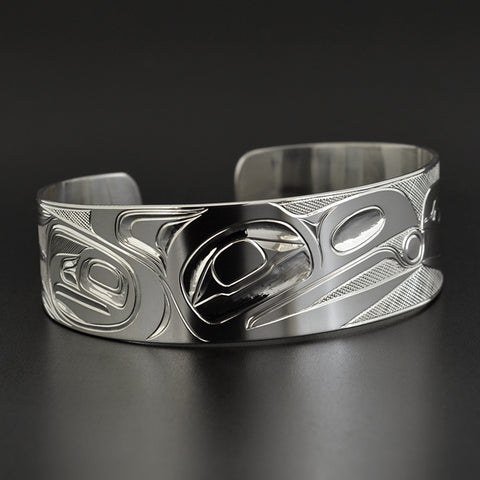 Ravens - Silver Bracelet