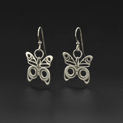 Butterfly - Silver Earrings