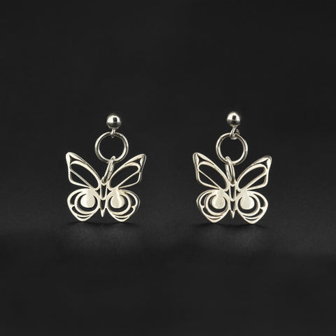 Butterfly - Silver Earrings