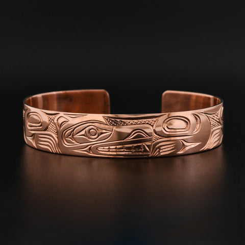 Wolf - Copper Bracelet