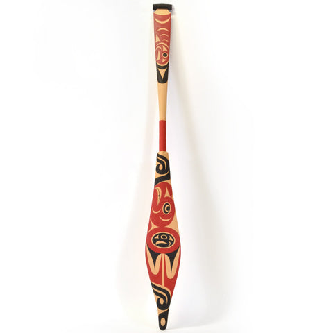 Eagle and Salmon - Yellow Cedar Paddle