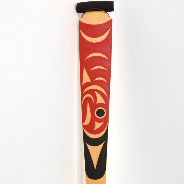 Eagle and Salmon - Yellow Cedar Paddle