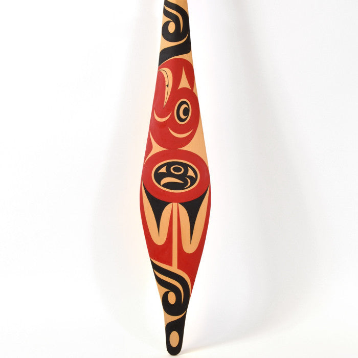Eagle and Salmon - Yellow Cedar Paddle