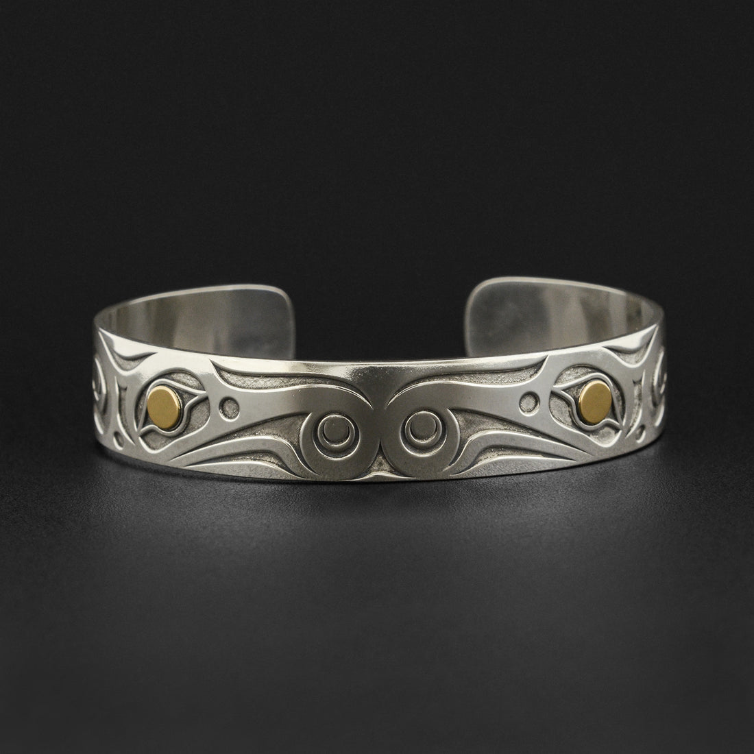 Butterfly - Silver Bracelet with 18k Gold