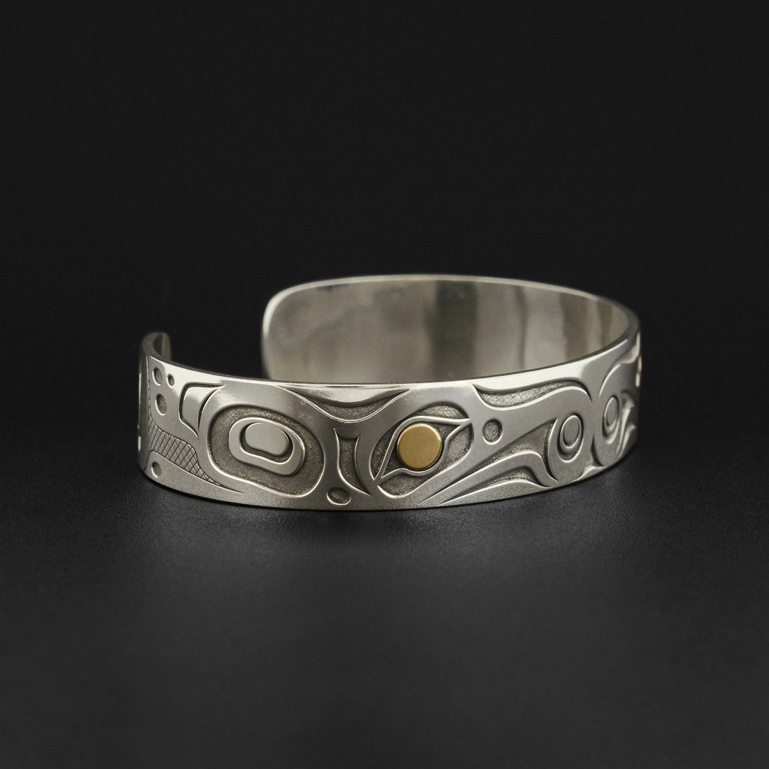 Butterfly - Silver Bracelet with 18k Gold