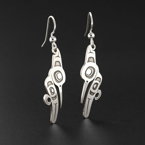 Hummingbird - Silver Earrings