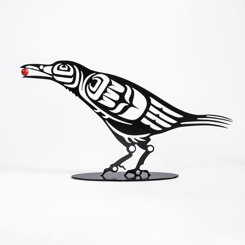 Raven - Steel Sculpture by Noel Brown