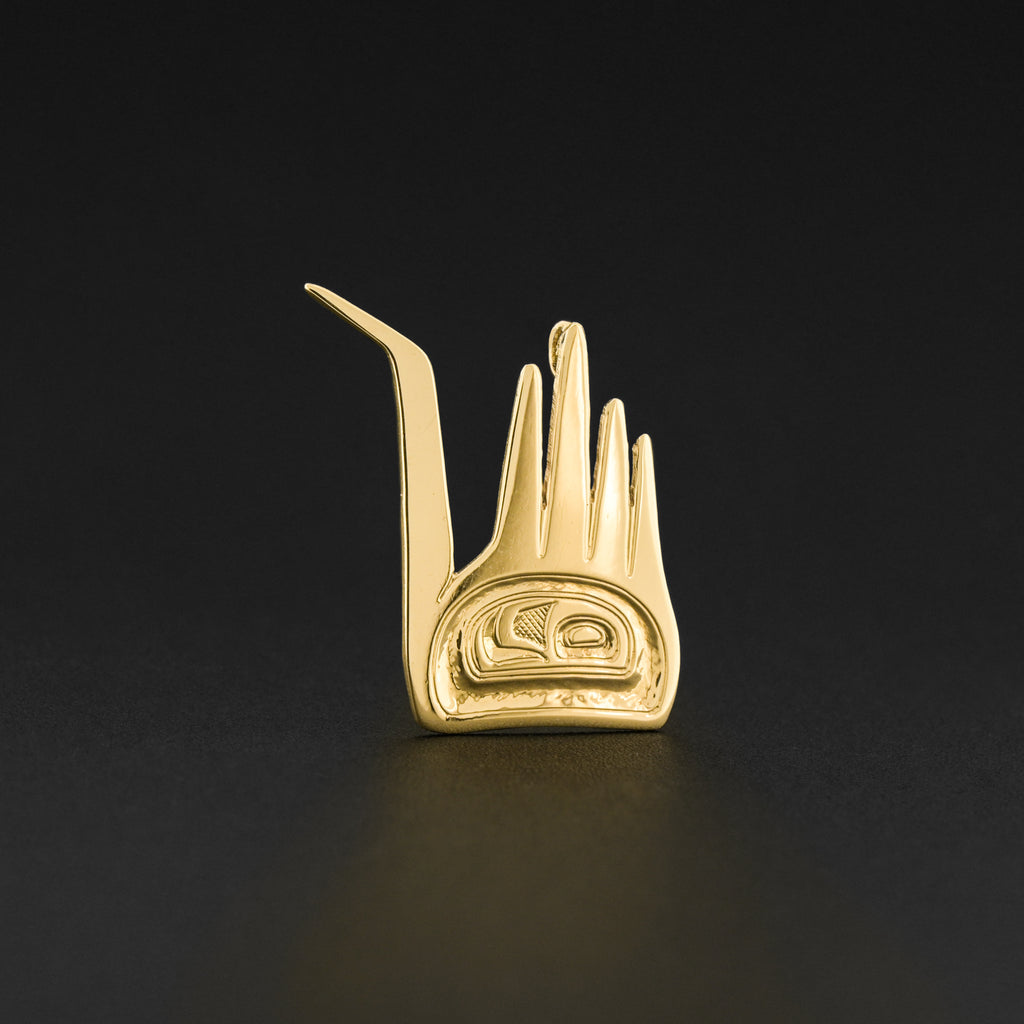 Hand - 14k Gold Pendant