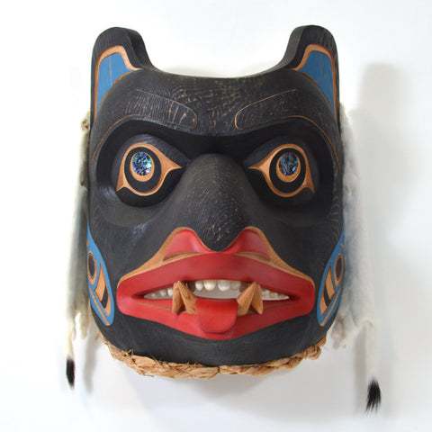 Old Bear Chief - Red Cedar Mask