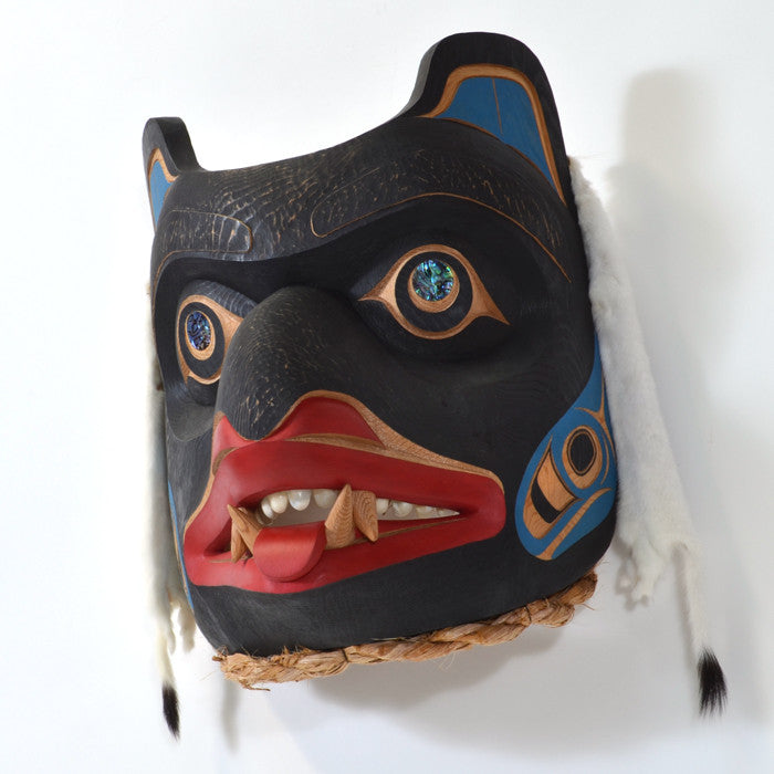 Old Bear Chief - Red Cedar Mask