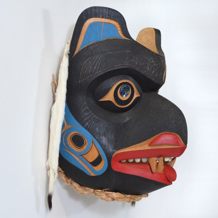 Old Bear Chief - Red Cedar Mask