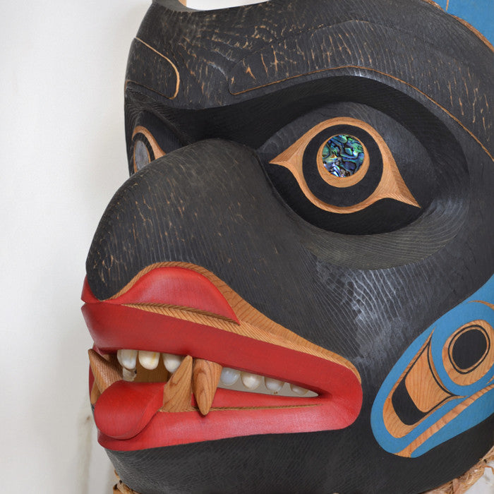 Old Bear Chief - Red Cedar Mask