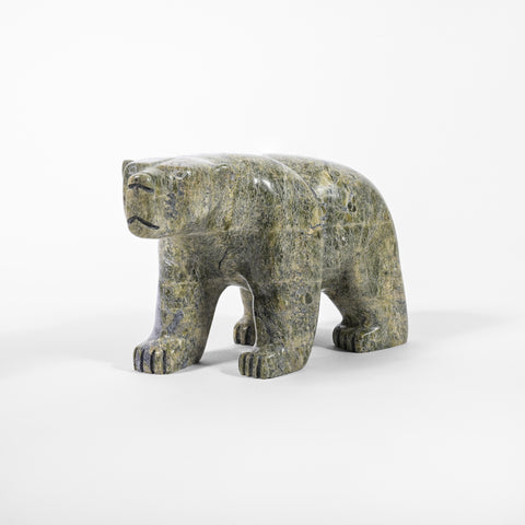 Polar Bear - Stone Sculpture