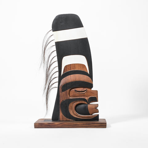 Wild Woman Dorsal Fin - Red Cedar Sculpture