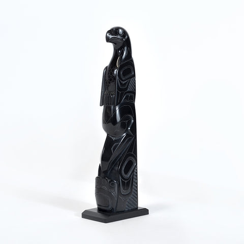 Eagle and Raven - Argillite Pole