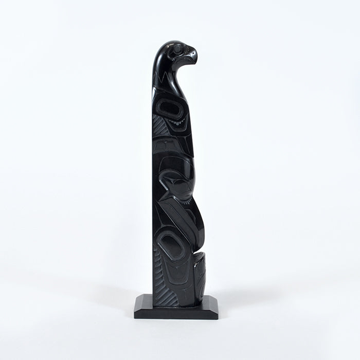 Eagle and Raven - Argillite Pole
