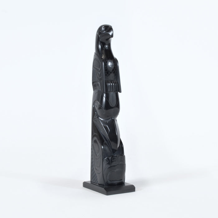 Eagle and Raven - Argillite Pole