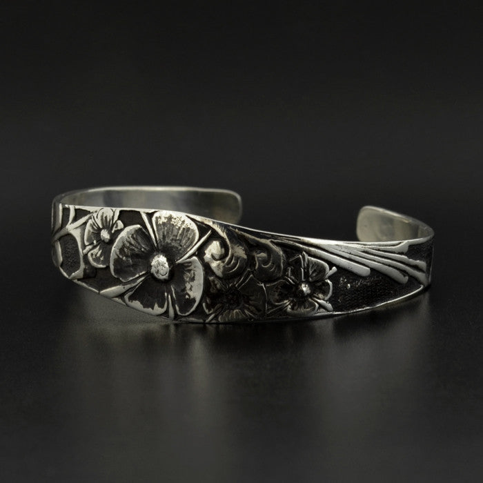 Fireweed - Silver Bracelet with Oxidization