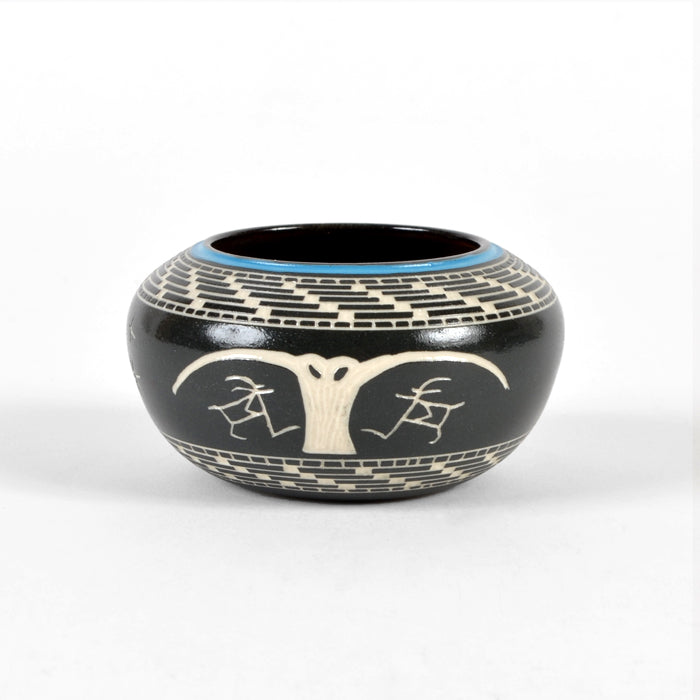 Owl - Hand Carved Ceramic Bowl